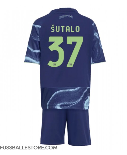 Günstige Ajax Josip Sutalo #37 Auswärts Trikotsatzt Kinder 2025-26 Kurzarm (+ Kurze Hosen) Günstige Ajax Josip Sutalo #37 Auswärts Trikotsatzt Kinder 2025-26 Kurzarm (+ Kurze Hosen)